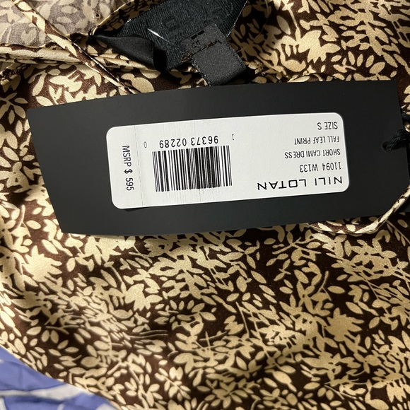 NWT NILI LOTAN
Short Cami Dress In Fall Leaf small - Picture 4 of 5